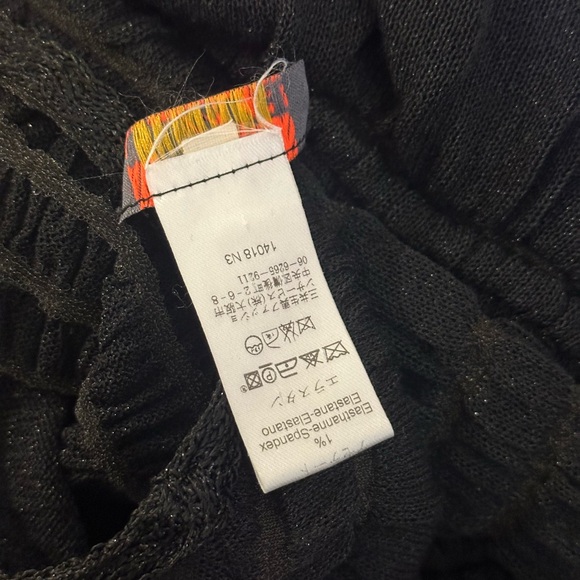 Christian Lacroix Bazar black mesh top - Picture 4 of 4